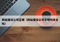 网站建设公司正规（网站建设公司正规吗安全吗）