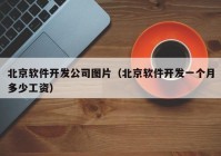 北京软件开发公司图片（北京软件开发一个月多少工资）