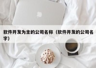 软件开发为主的公司名称（软件开发的公司名字）