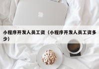 小程序开发人员工资（小程序开发人员工资多少）