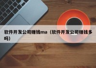 软件开发公司赚钱ma（软件开发公司赚钱多吗）